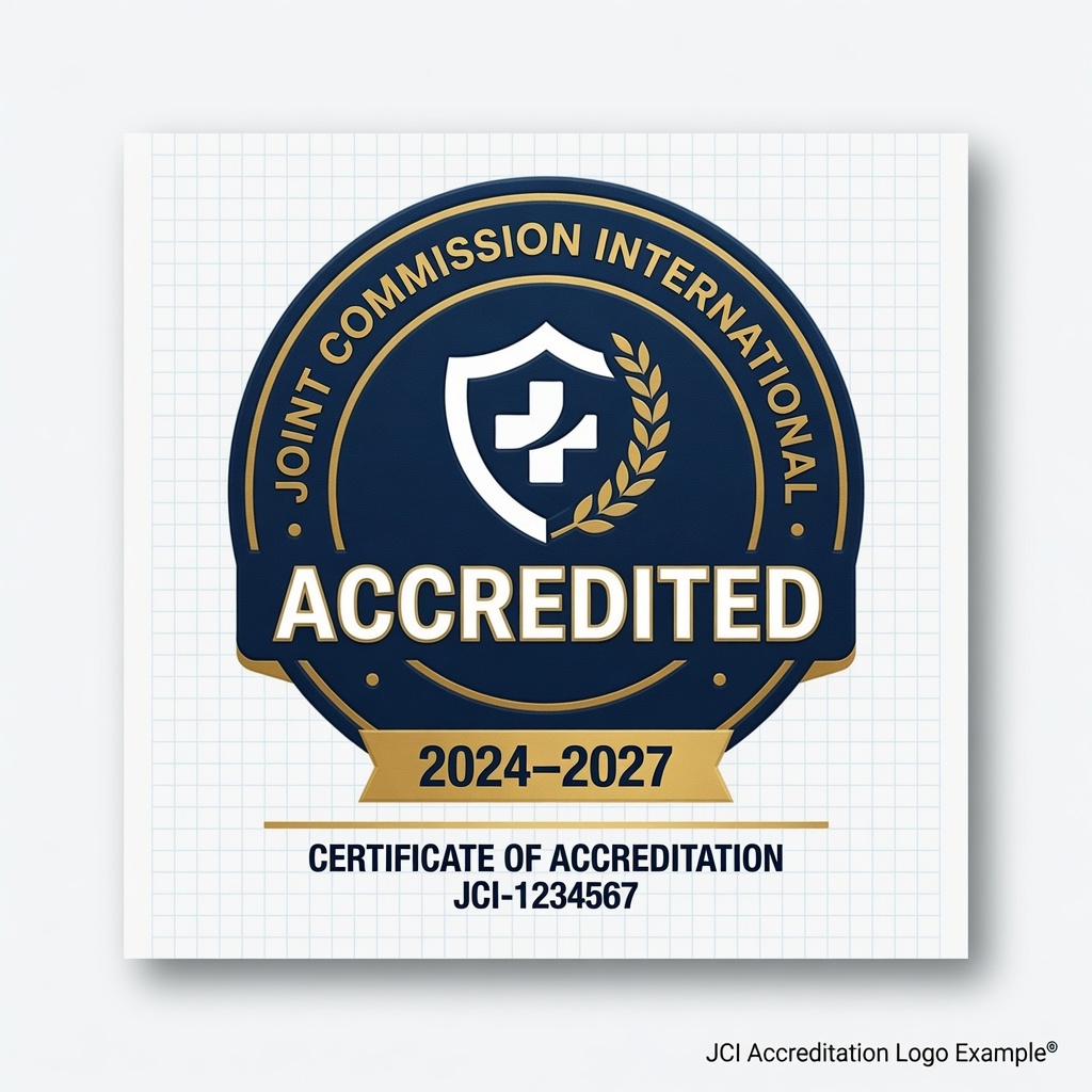 ** JCI accreditation logo used by top Thai hospitals