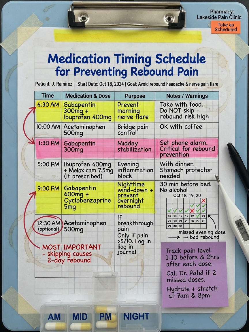 ** Timeline graphic showing nerve block onset