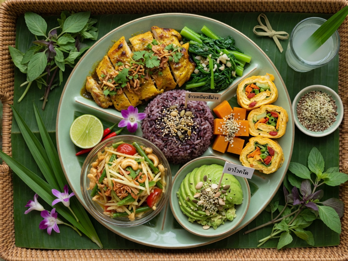 Plate with grilled fish